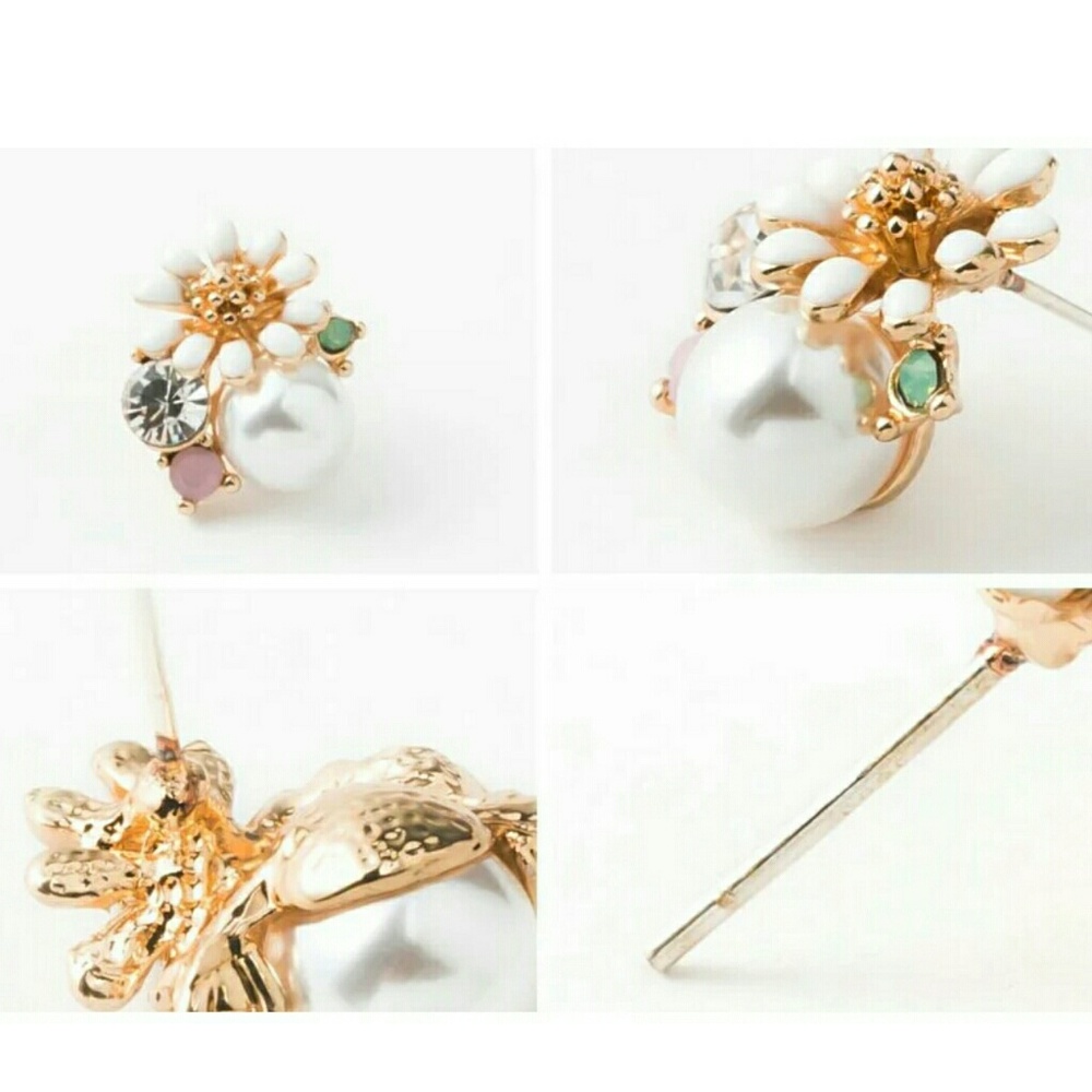 Spring Daisy Ear Studs - Picture 4 of 5